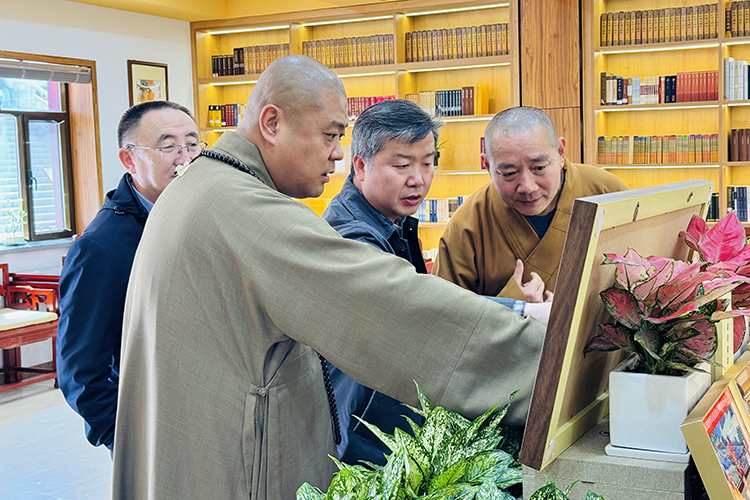法门寺佛学院拜访新疆维吾尔自治区佛教协会(图2)