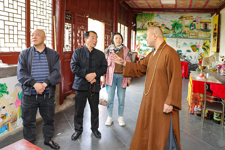 陕西省佛教协会宽旭会长一行深入汉中市佛教团体和场所开展调研(图7)