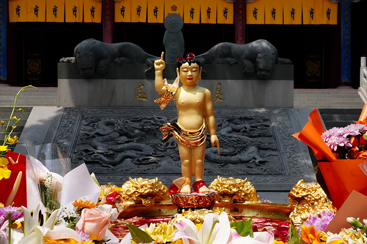 恭迎释迦如来圣诞——陕西各寺院举办浴佛祈福法会(图1)