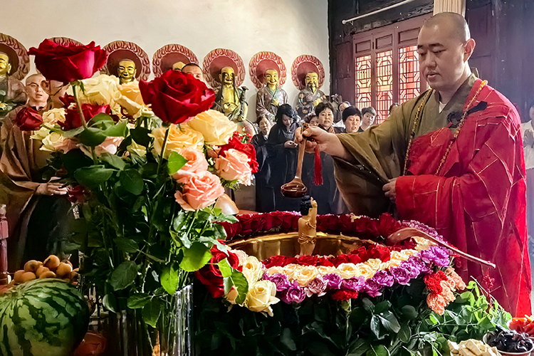 恭迎释迦如来圣诞——陕西各寺院举办浴佛祈福法会(图30)