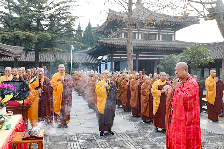 法门寺、法门寺佛学院乙巳年释迦如来出家祝圣祈福(图2)