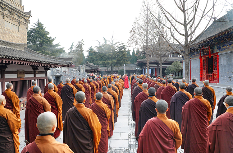 法门寺、法门寺佛学院乙巳年释迦如来出家祝圣祈福(图3)