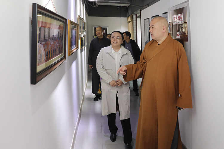 陕西省社会科学院宗教研究所莅临省佛教协会调研座谈(图1)