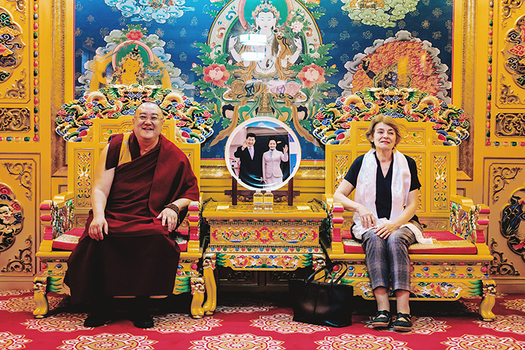 联合国教科文组织前总干事伊琳娜•博科娃一行到访广仁寺(图5)