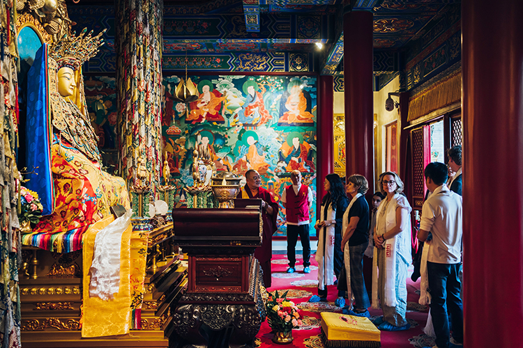 联合国教科文组织前总干事伊琳娜•博科娃一行到访广仁寺