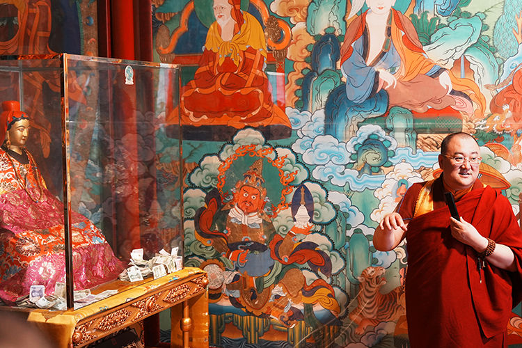 赤峰市佛教协会一行来广仁寺参访交流(图4)