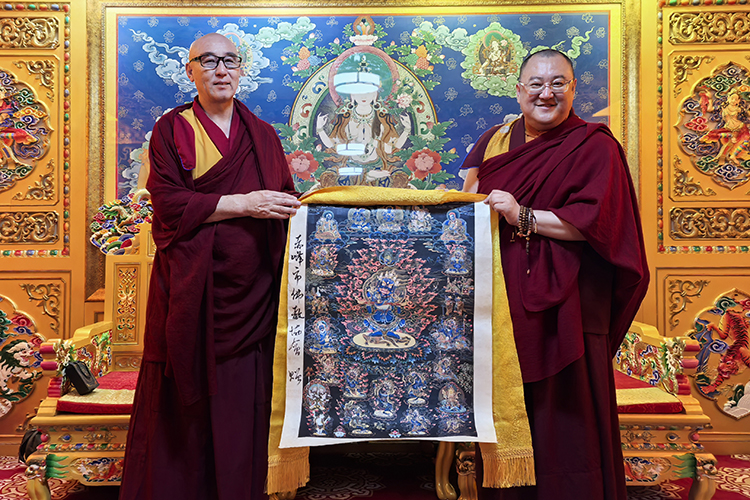 赤峰市佛教协会一行来广仁寺参访交流(图6)