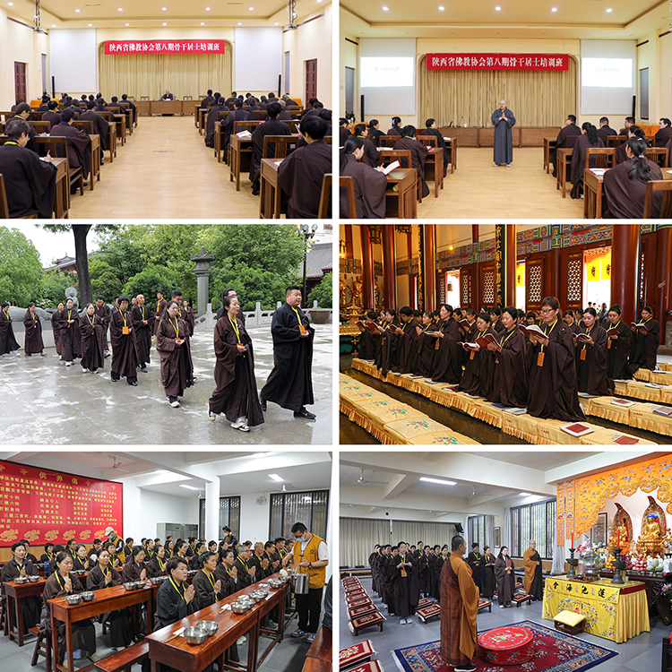 陕西省佛教协会第八期骨干居士培训班圆满举办(图4)
