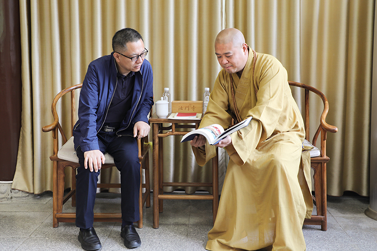 新疆维吾尔自治区乌鲁木齐市委统战部一行来法门寺专题调研(图4)