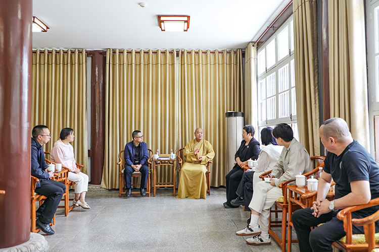 新疆维吾尔自治区乌鲁木齐市委统战部一行来法门寺专题调研(图5)