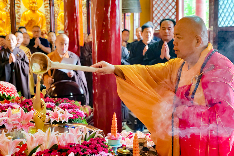 恭迎释迦如来圣诞——陕西各寺院举办浴佛祈福法会(图8)