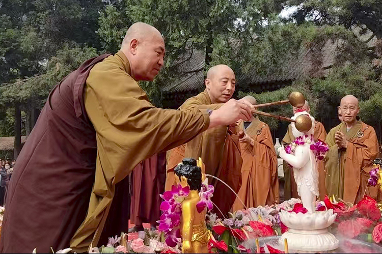 恭迎释迦如来圣诞——陕西各寺院举办浴佛祈福法会(图11)