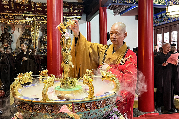 恭迎释迦如来圣诞——陕西各寺院举办浴佛祈福法会(图12)