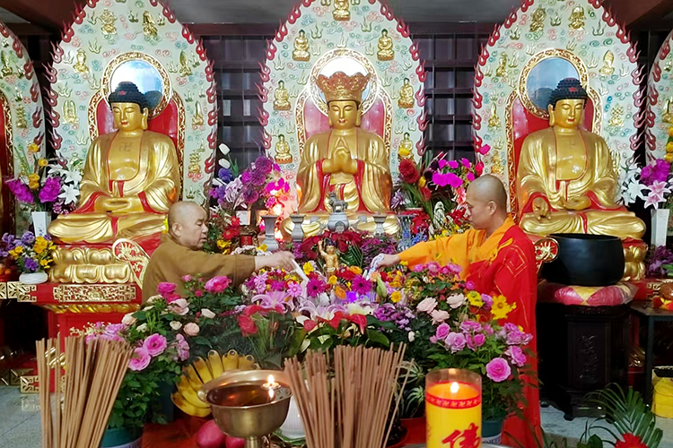 恭迎释迦如来圣诞——陕西各寺院举办浴佛祈福法会(图29)