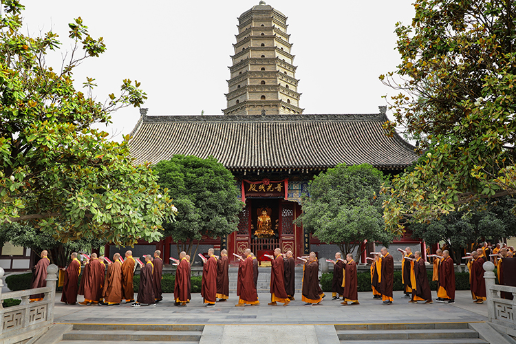 法门寺启建乙巳年护国息灾般若法会(图3)