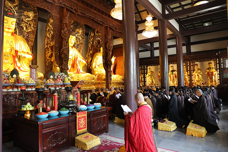 法门寺启建乙巳年思亲报恩盂兰盆法会