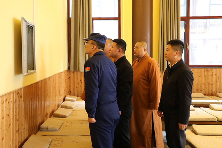 法门寺佛学院组织开展冬季消防安全检查工作(图3)