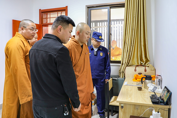 法门寺佛学院组织开展冬季消防安全检查工作
