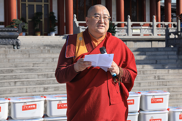 西安广仁寺2025年终南山供僧活动(图3)