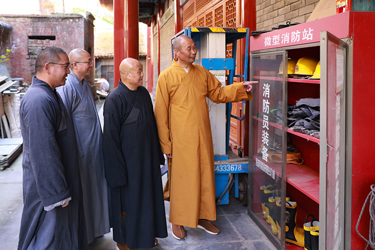 长安区终南山佛教协会开展冬季安全工作调研及走访慰问(图3)