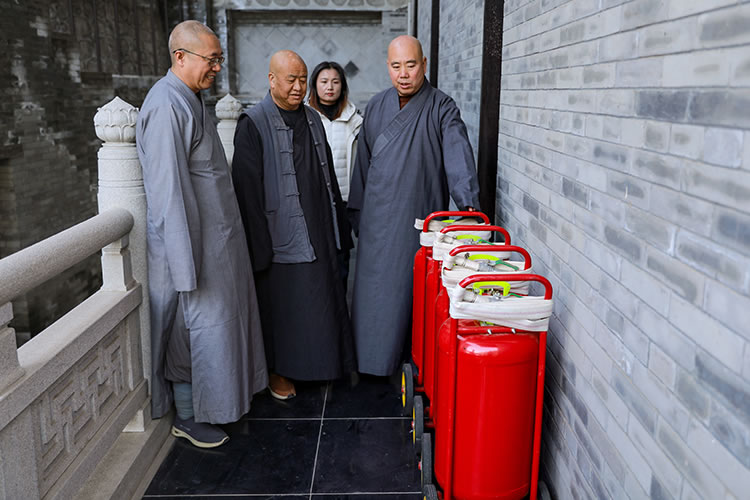 长安区终南山佛教协会开展冬季安全工作调研及走访慰问(图5)