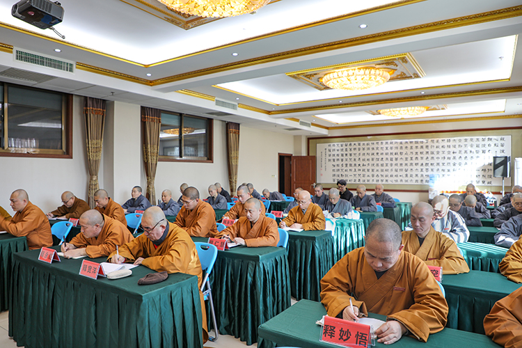 法门寺佛学院举行教师说课技能示范(图4)