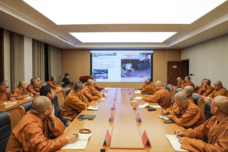 法门寺佛学院举行2025年消防宣传月安全警示教育学习活动(图1)