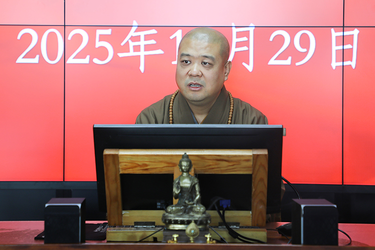 法门寺佛学院举行模拟课堂教学演示(图2)