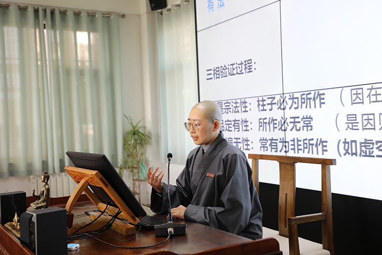 法门寺佛学院举行模拟课堂教学演示(图3)