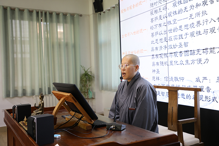 法门寺佛学院举行模拟课堂教学演示(图5)