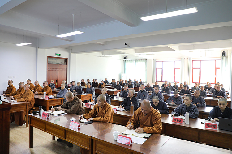 法门寺佛学院举行模拟课堂教学演示(图6)