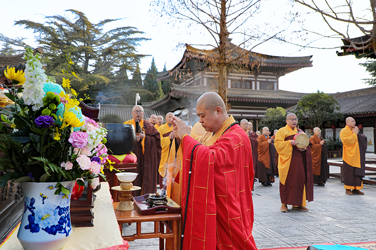 法门寺、法门寺佛学院乙巳冬至祭祖扫塔