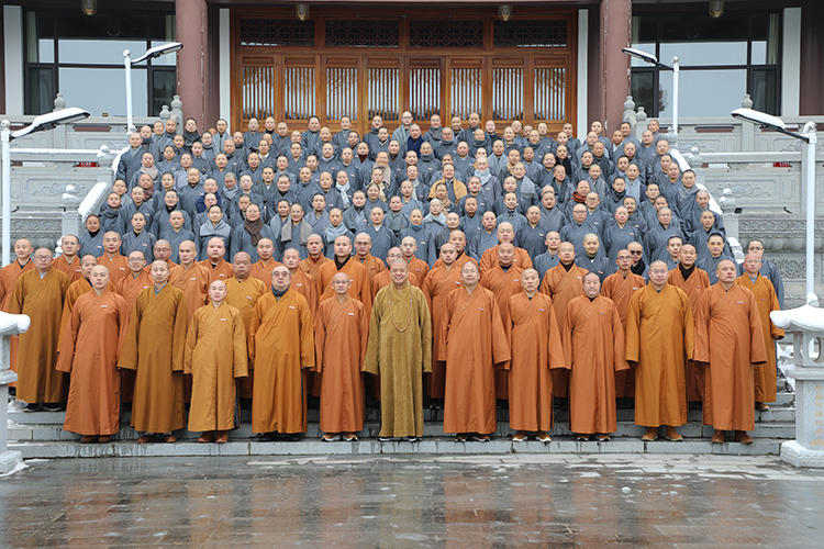 法门寺佛学院举行学习习近平主席2026年新年贺词(图5)