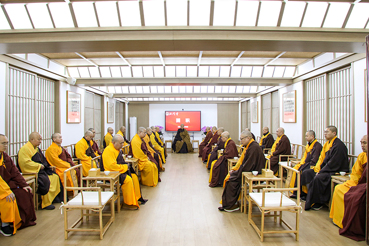 法门寺举行丙午年圆职普茶(图3)